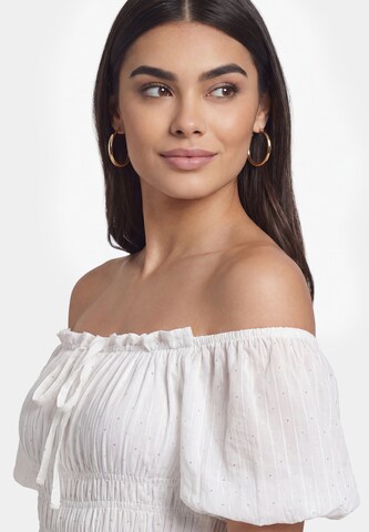 faina - Vestido em branco