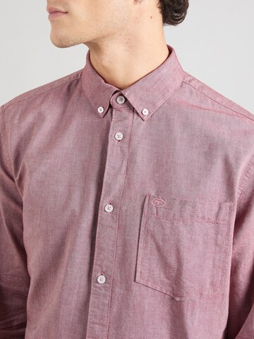 Regular fit Camicia di TOM TAILOR in rosso