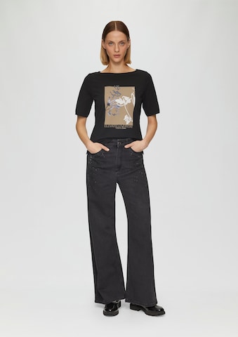 s.Oliver BLACK LABEL Shirt in Black