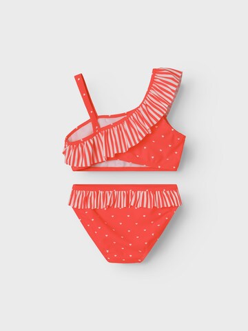 NAME IT Bygelfri Bikini 'ZEDOT' i orange