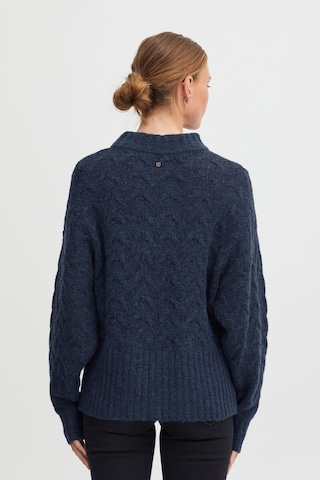 PULZ Jeans Sweater 'ASTRID' in Blue