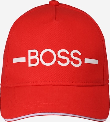 BOSS Kidswear Cap in Rot: predná strana