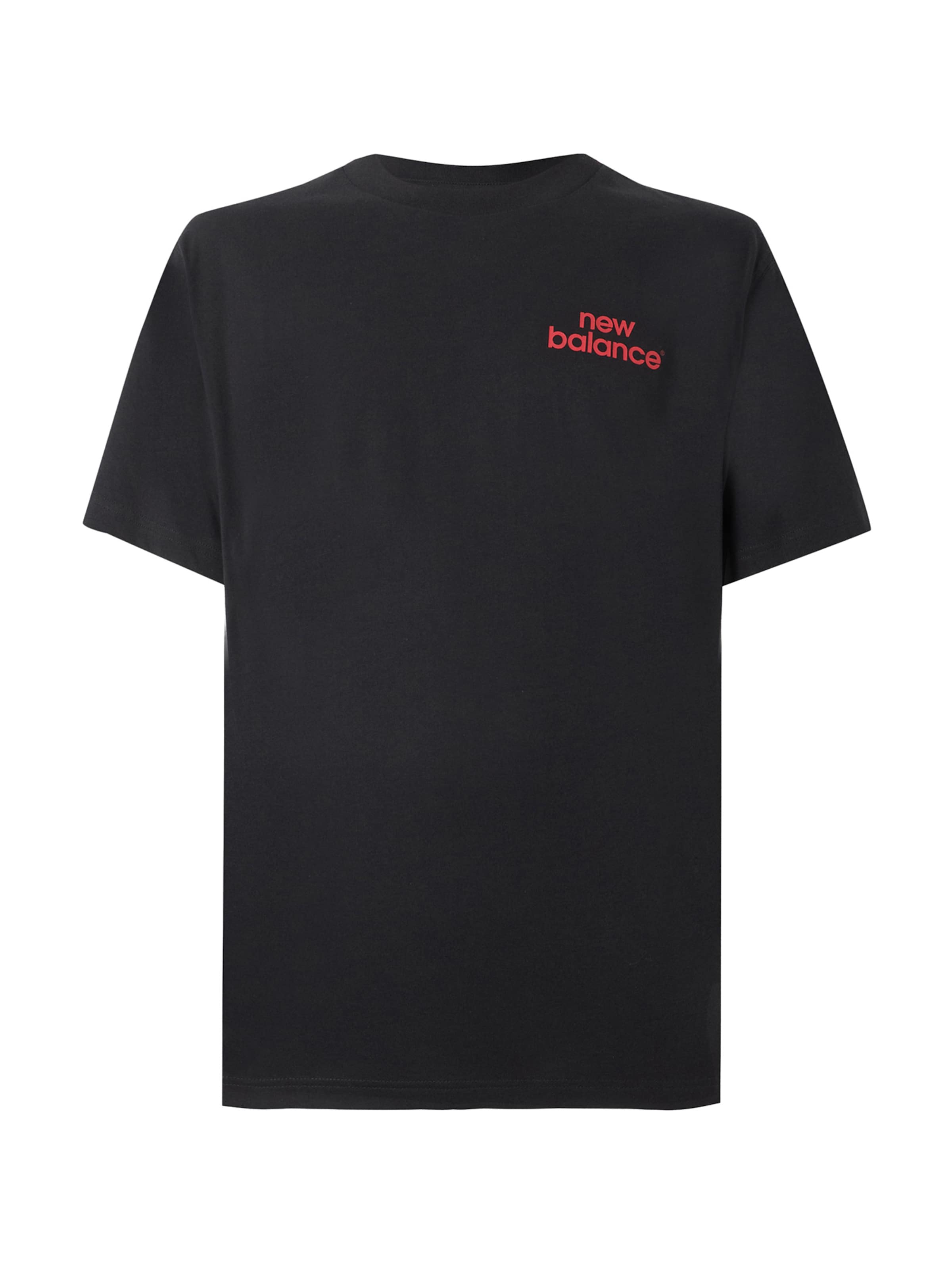 new balance T-shirt i svart: framsida