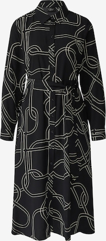 s.OliverKošulja haljina - crna boja: prednji dio