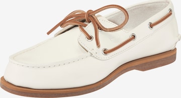 TIMBERLAND Moccasins in White: front