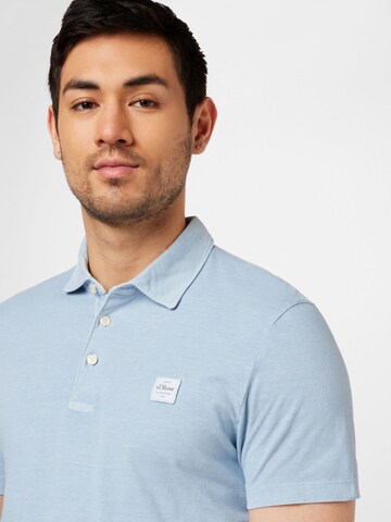 s.Oliver Poloshirt in Blau