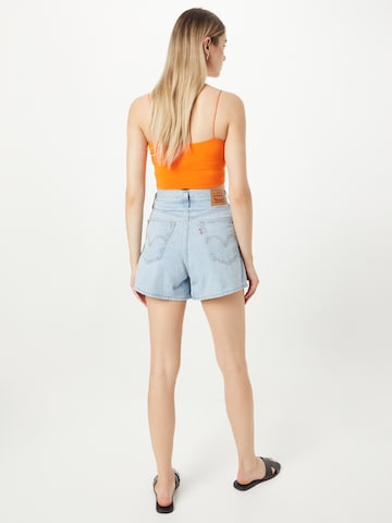 LEVI'S ® Normální Džíny 'High Waisted Mom Short' – modrá