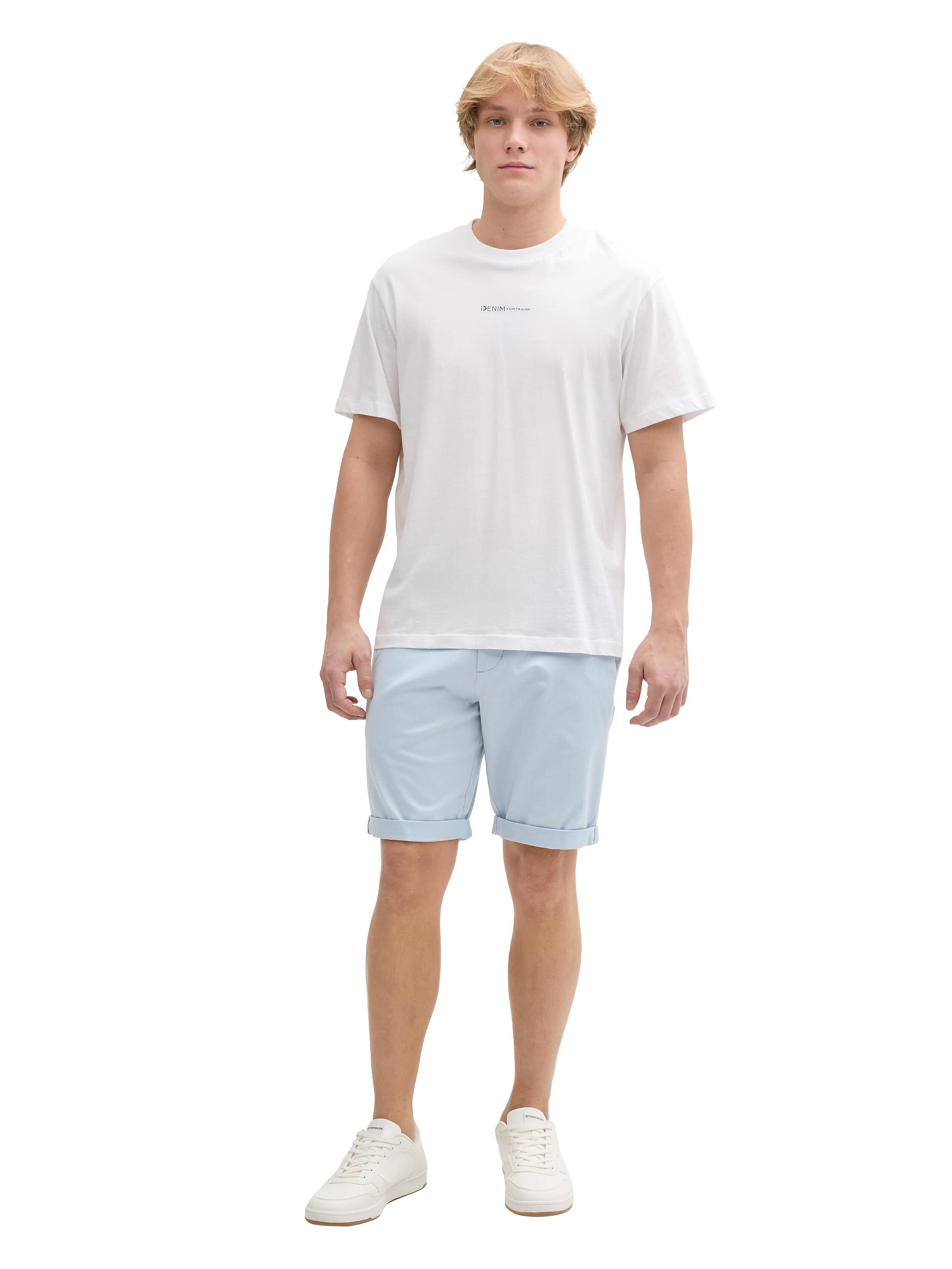 Regular Pantalon chino TOM TAILOR DENIM en bleu