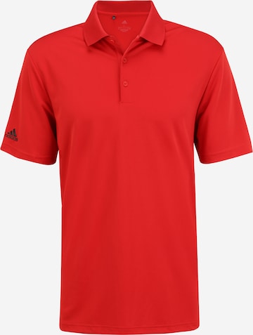 ADIDAS GOLF Performance Shirt in Red: front