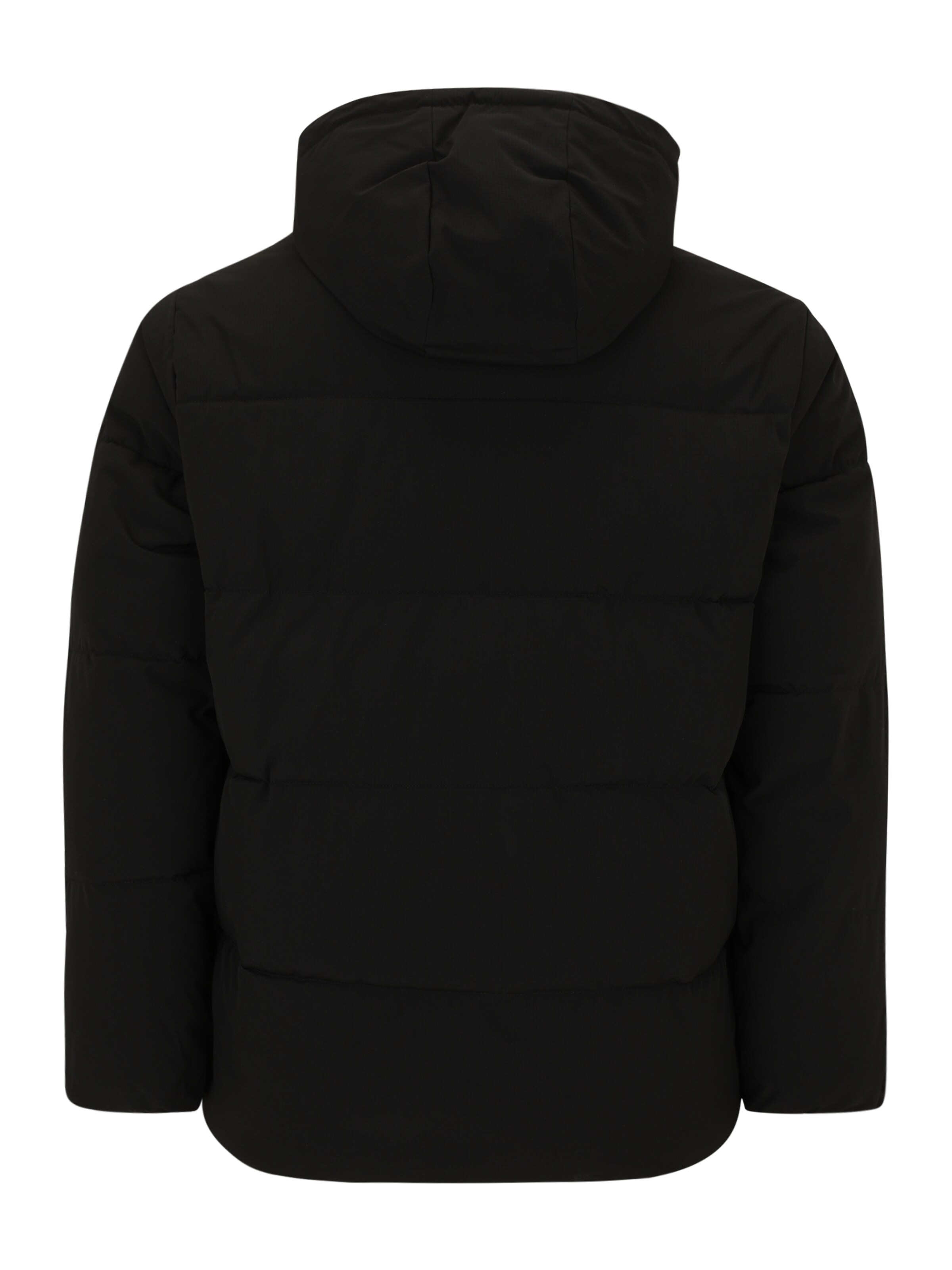 Jack & Jones Plus Зимняя куртка 'JJGLOBAL' в Черный