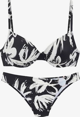 juoda FRENCH CONNECTION Marškinėliai Bikinis: priekis