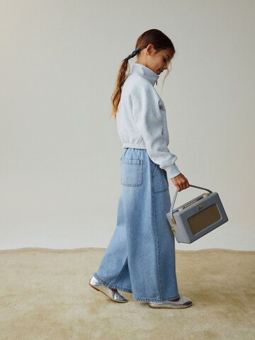 Next Wide Leg Jeans in Blau