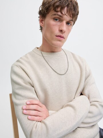 JACK & JONES Sweater 'Blamilano' in Beige