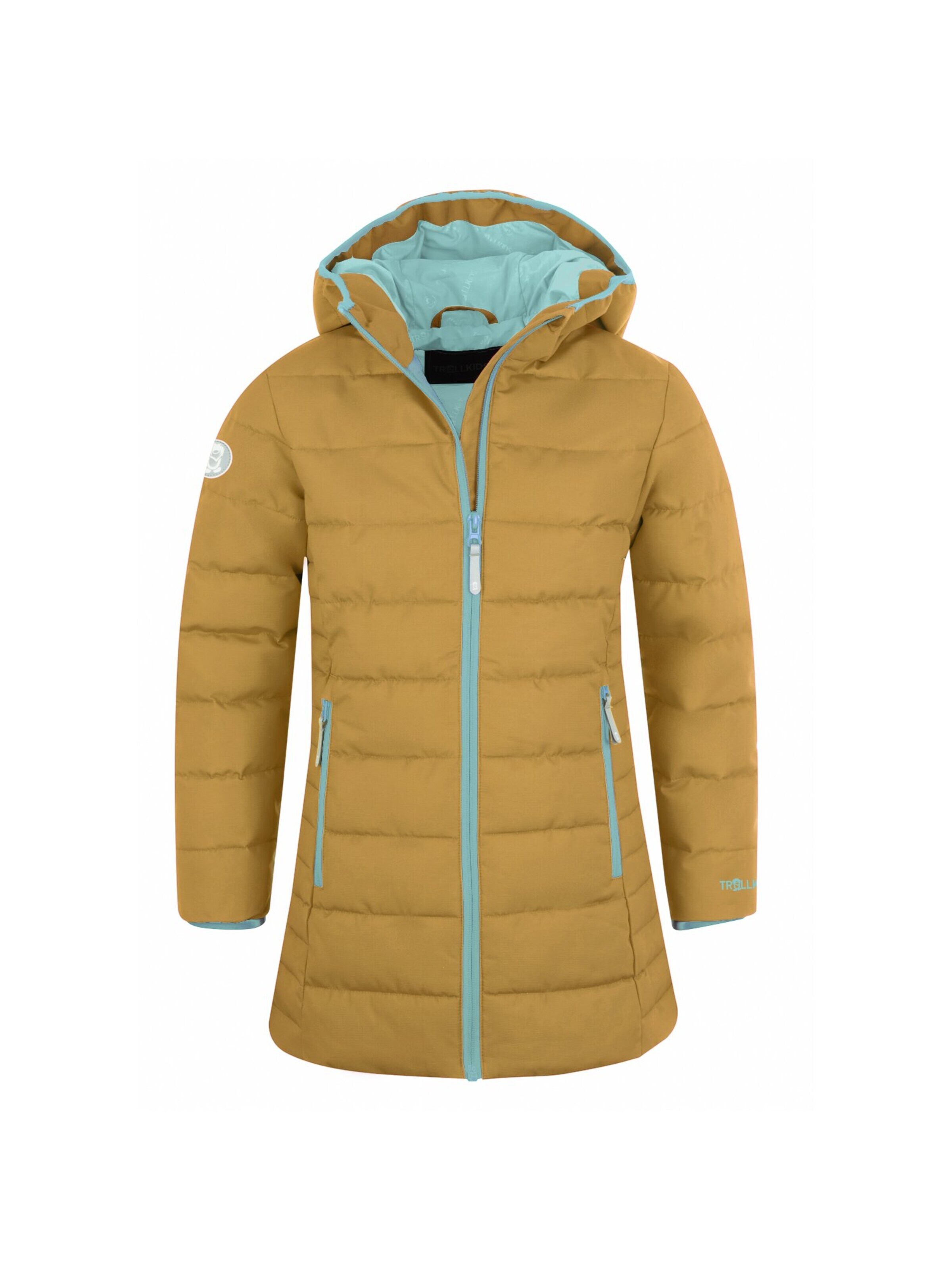 TROLLKIDS Winter Jacket in Yellow: front