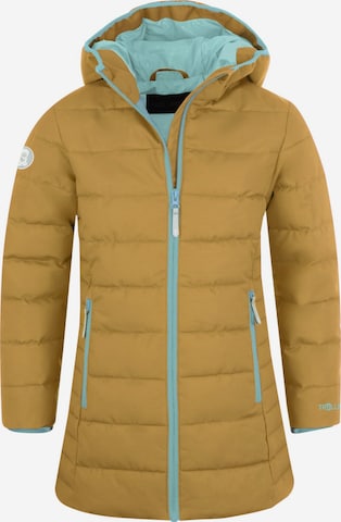 TROLLKIDS Winter Jacket in Yellow: front