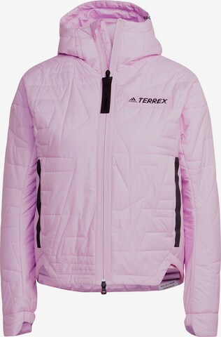 ADIDAS TERREX Outdoor Jacket 'MYSHELTER' in Purple: front