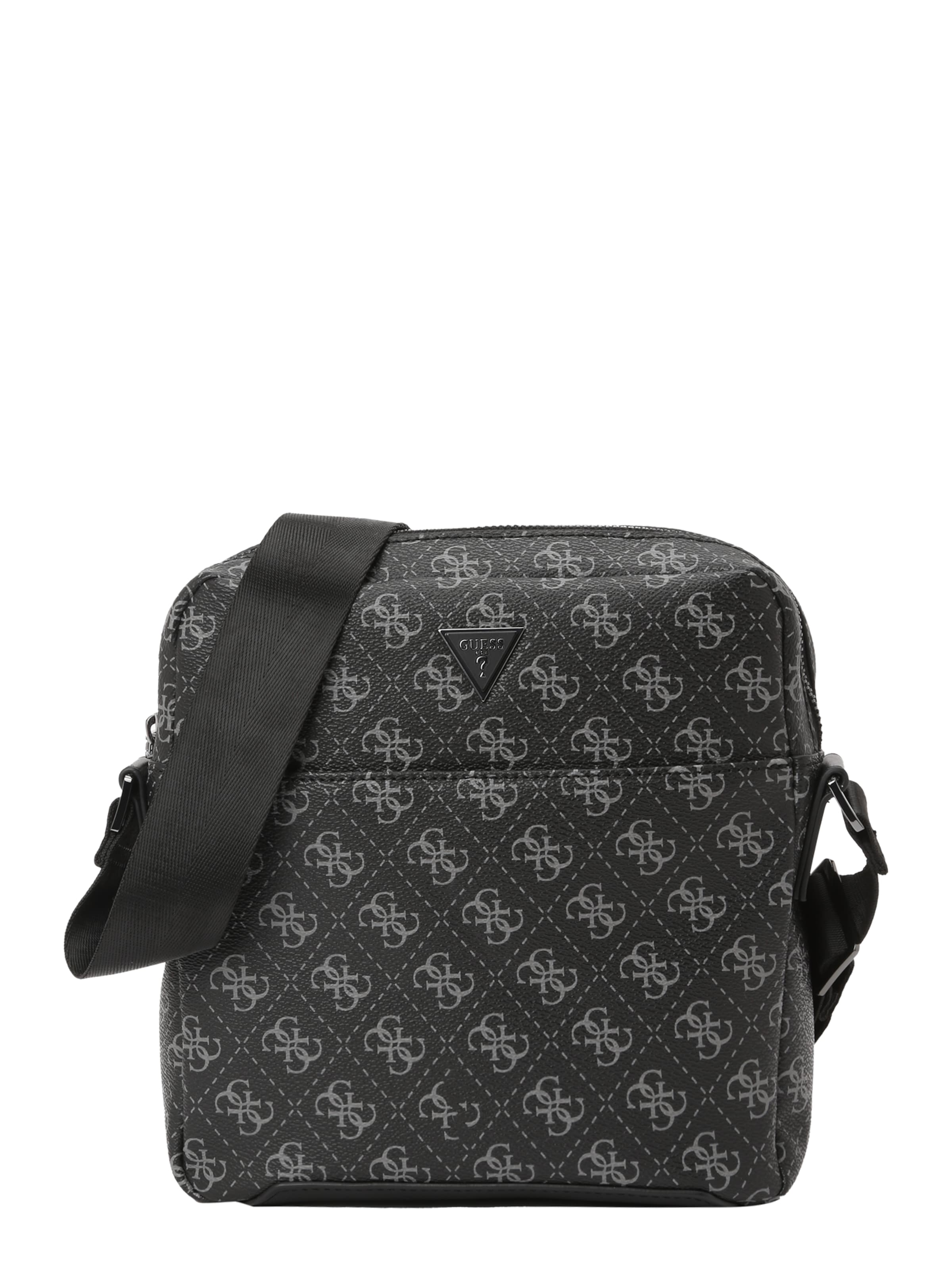 GUESS Taška přes rameno 'MILANO CROSSBODY' – černá: přední strana