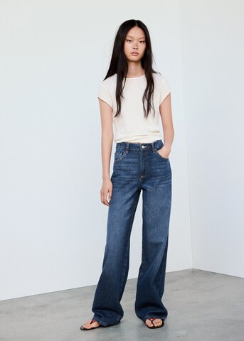MANGO Wide leg Jeans 'DANILA' in Blue