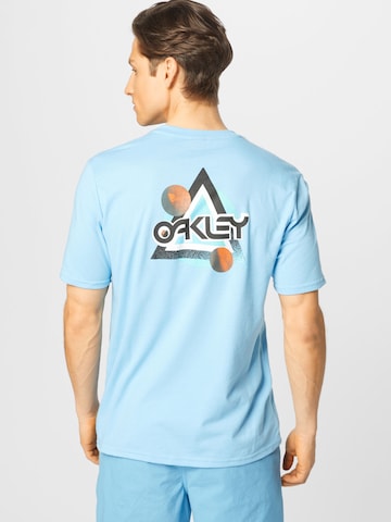 OAKLEY - Camiseta funcional 'Space Polygon' en azul