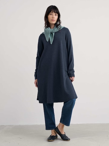 Robes en maille 'Poltreen' Seasalt Cornwall en bleu