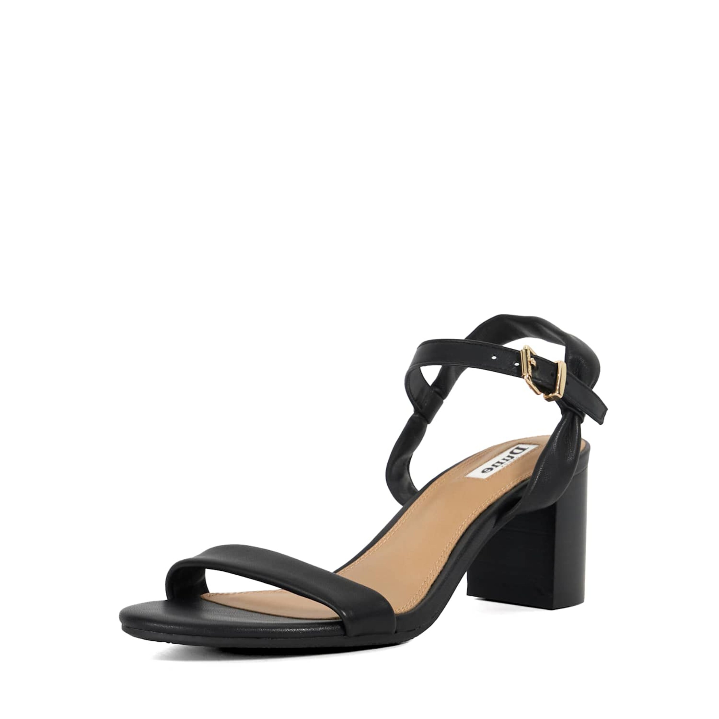 Sandales 'JALIZ' Dune LONDON en noir : devant