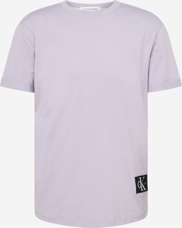 Calvin Klein Jeans - Camiseta en lila: frente
