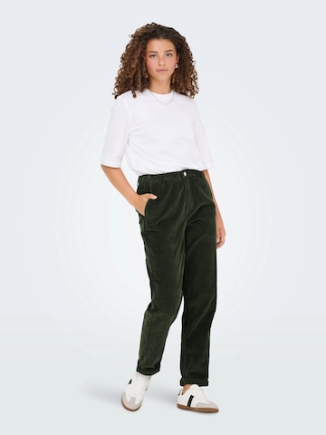 ONLY - regular Pantalón 'ONLFLORA' en verde