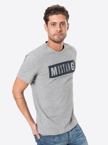 MUSTANG Shirt 'Alex' in Grey: front