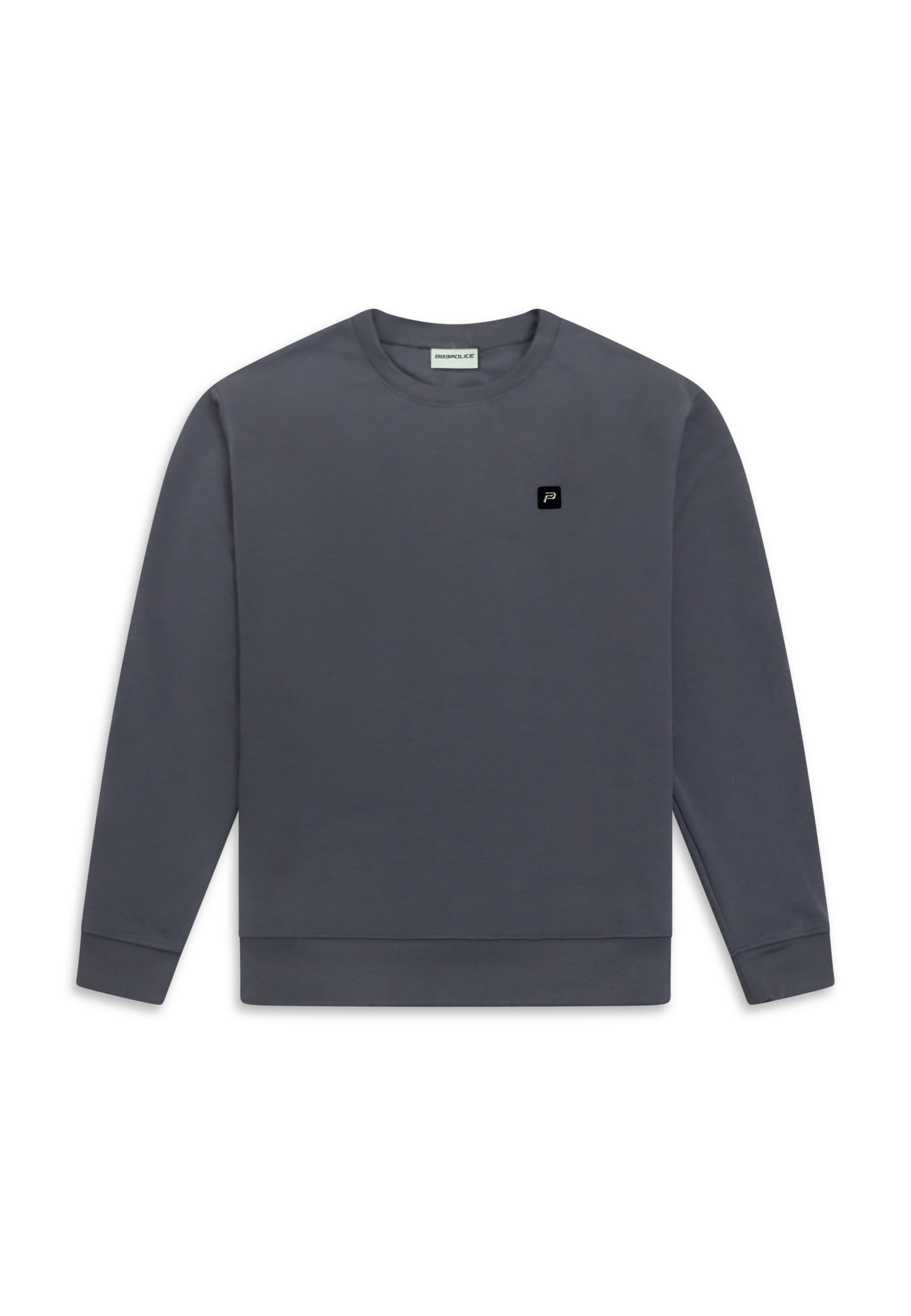 883Police Sweatshirt 'Verton' in Grijs: voorkant