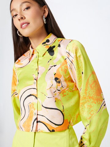 SOMETHINGNEW Blouse 'KATIE' in Yellow