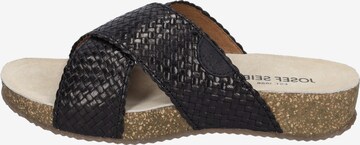 JOSEF SEIBEL Mules 'Tonga 70' in Black: front