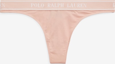 Polo Ralph Lauren Slip ' Mid Rise Thong ' in de kleur Beige / Nude, Productweergave