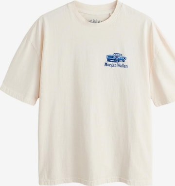 T-Shirt Next en blanc : devant