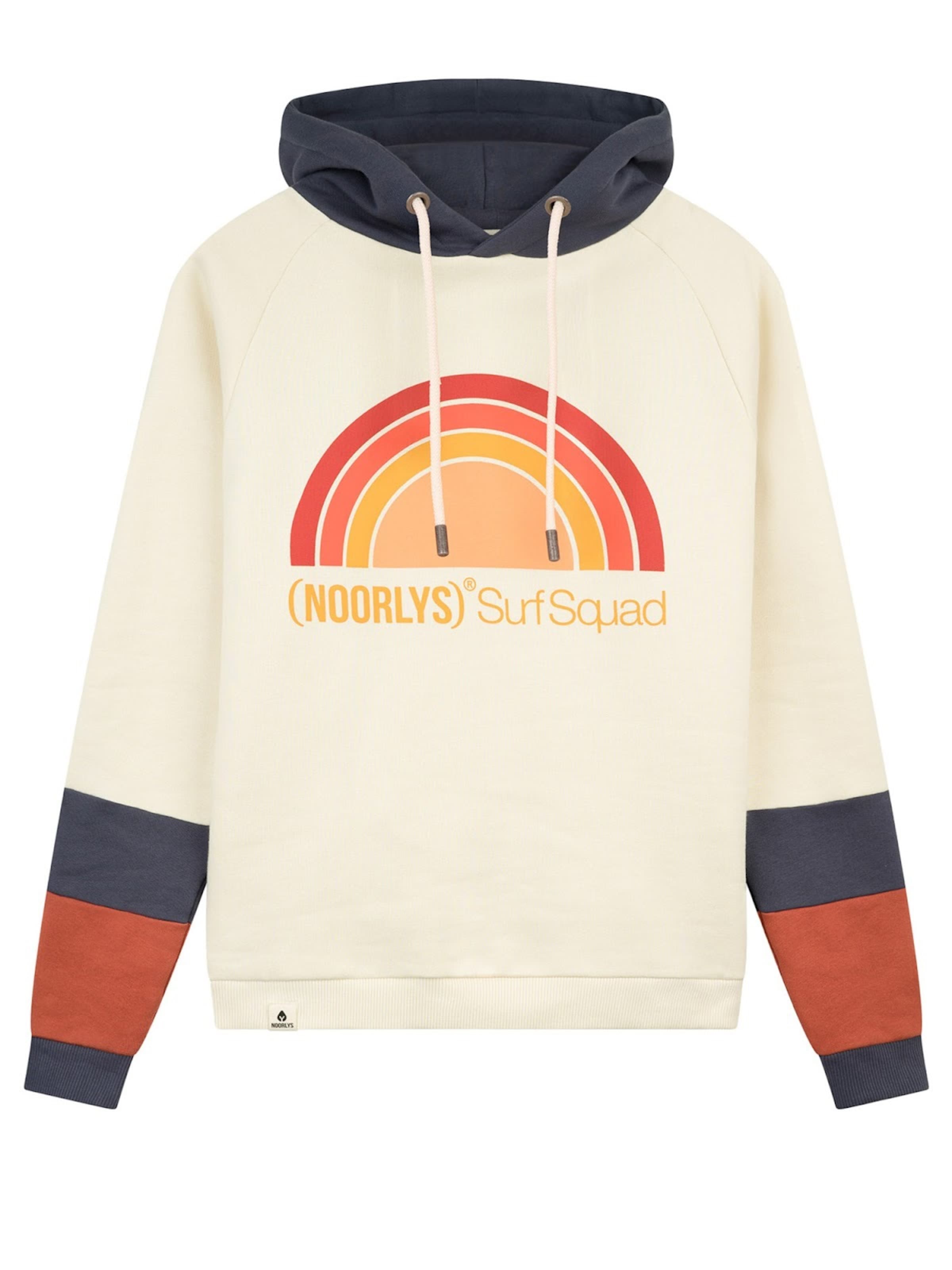 NOORLYS Sweatshirt 'TÜÜTJE' in Beige: front