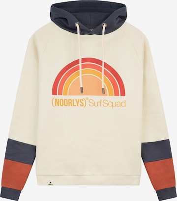 NOORLYS Sweatshirt 'TÜÜTJE' in Beige: front