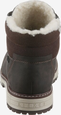 Rieker Lace-Up Boots in Brown