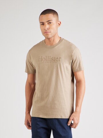 HOLLISTER Shirt in Beige: front