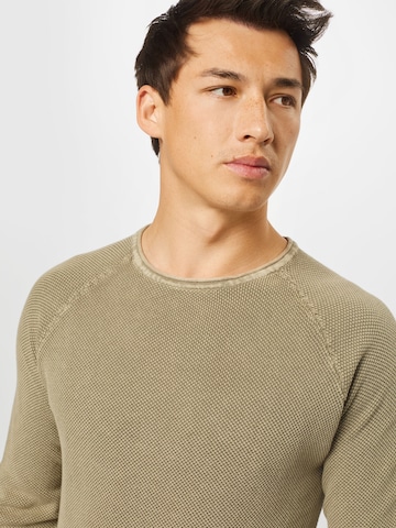 Key Largo Regular Fit Pullover 'Thomas' in Beige