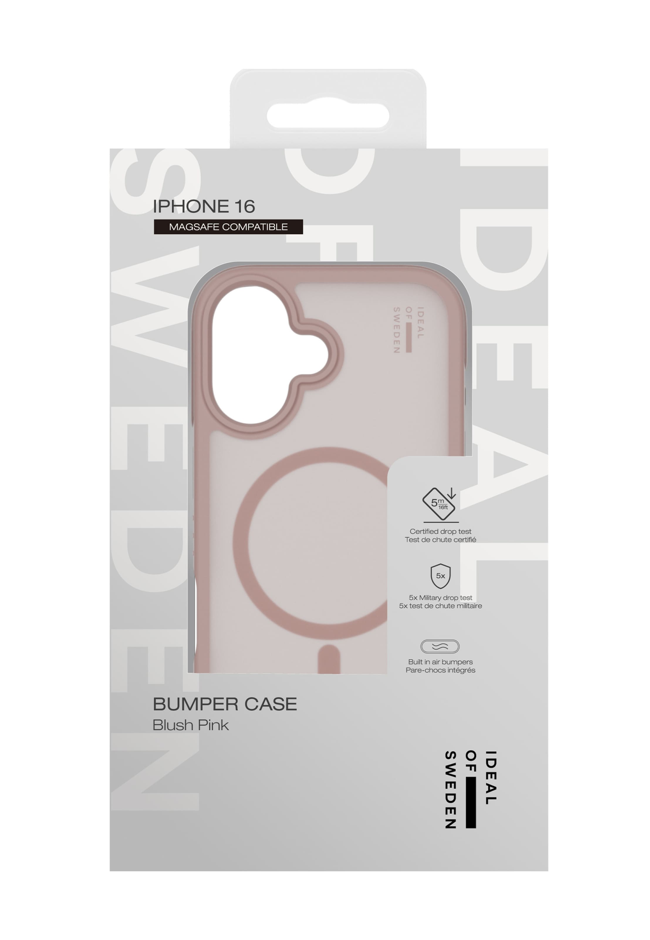 iDeal of Sweden - Funda para smartphone 'iPhone 16' en rosa