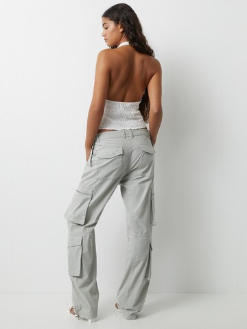 Pull&Bear Loose fit Cargo trousers in Grey