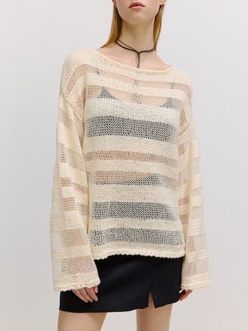 EDITED - Pullover 'Frantje' em branco: frente