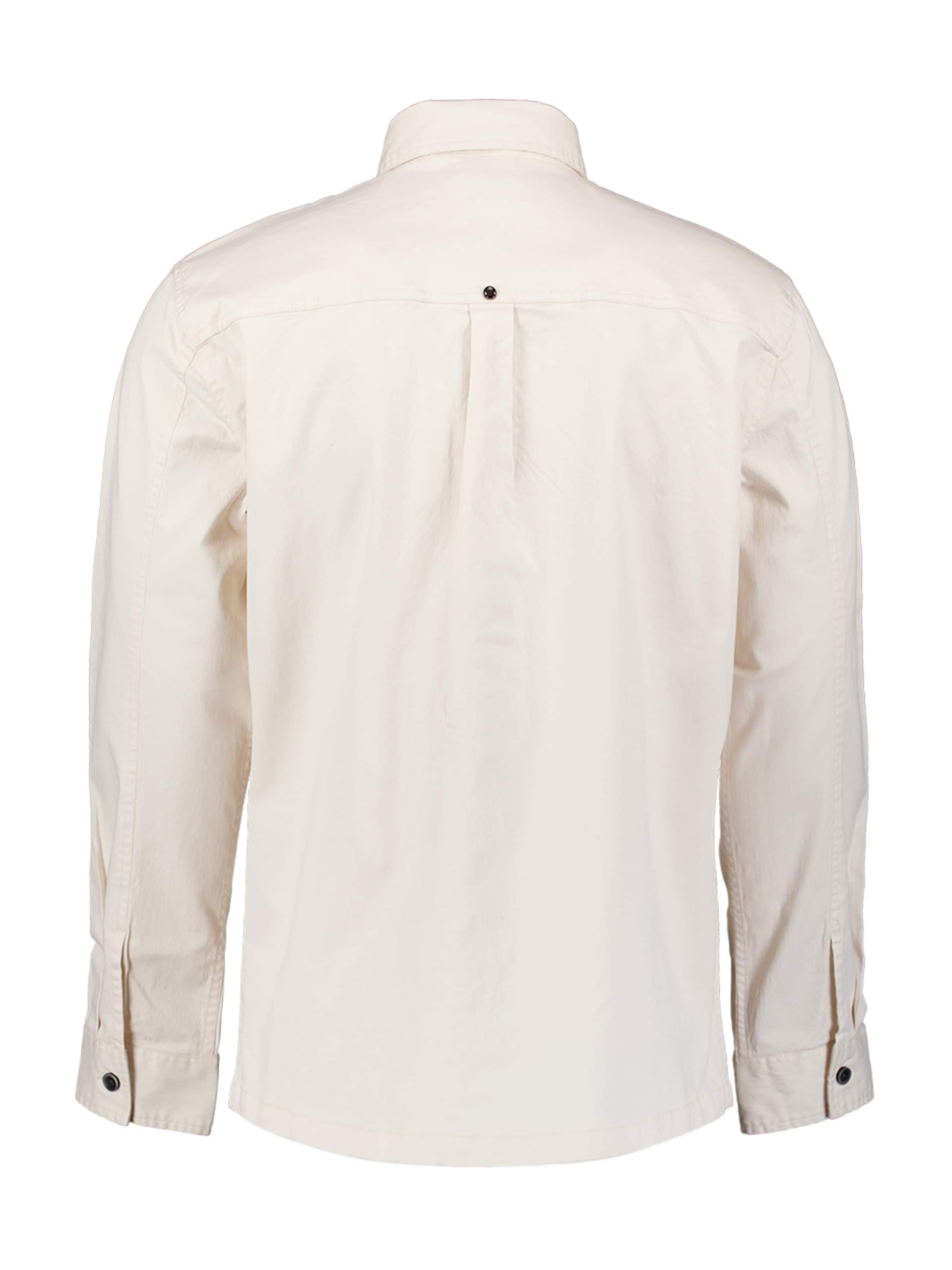 Coupe regular Chemise No Excess en beige : derrière