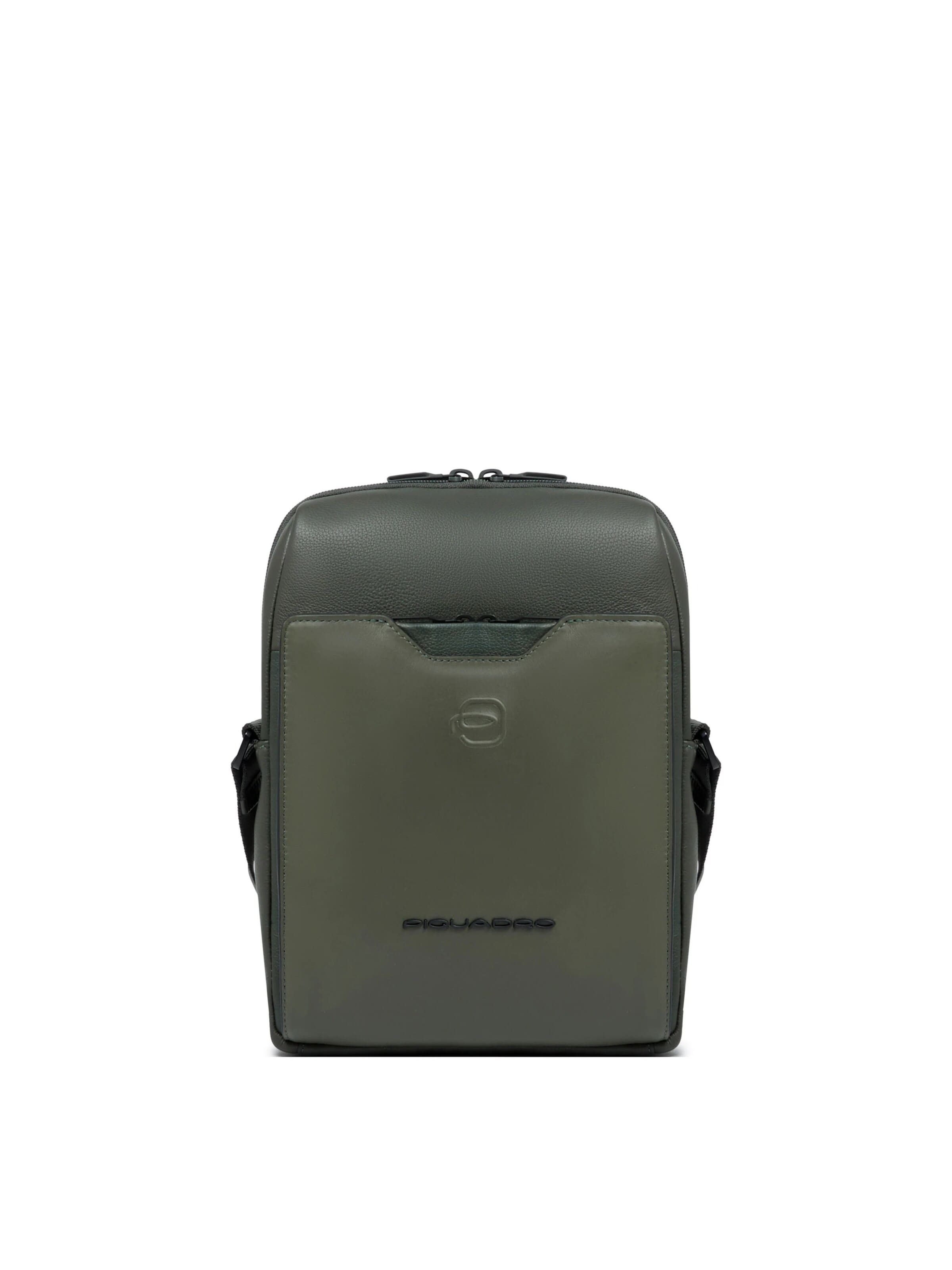 Piquadro Skuldertaske i grøn: forside