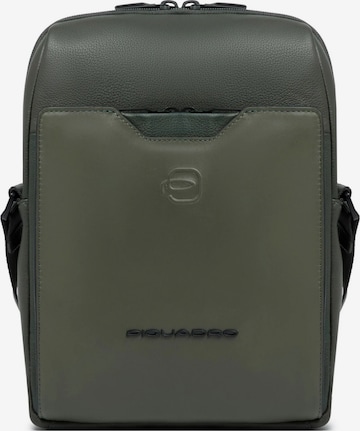 Piquadro Skuldertaske i grøn: forside