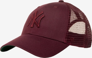 Casquette '47 Brand MLB New York Yankees Branson Cap' 47 en rouge : devant