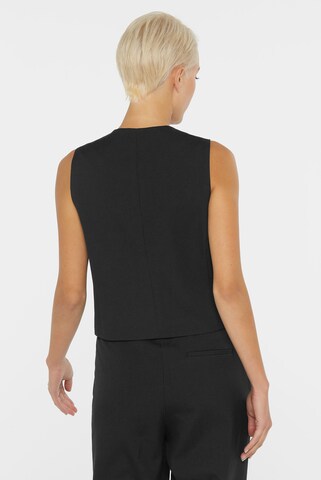 SENSES.THE LABEL Knitted Vest in Black