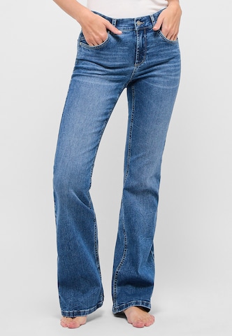 Angels Bootcut Bootcut Jeans Jeans Leni Flared mit weitem Bootcut in Blau: predná strana