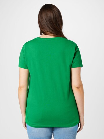 Tricou 'PEANUTS' de la ONLY Carmakoma pe verde