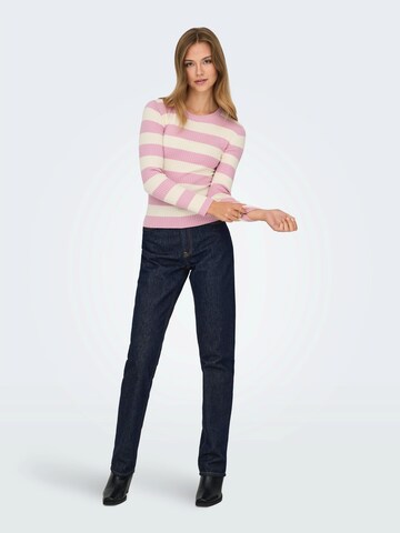 JDY Sweater 'JDYPLUM' in Pink