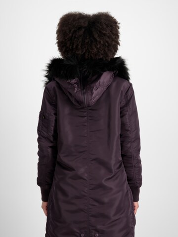 ALPHA INDUSTRIES Zimska jakna | vijolična barva